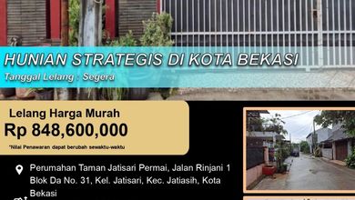 Jual Rumah Nyaman di Bekasi Kota, Bekasi - LT 113m²