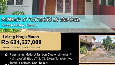 Rumah Favorit di Tambun Selatan, Bekasi, 2 KT, Harga 624 Juta