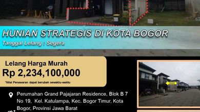 Properti Siap Pakai di Kawasan Bogor Timur, Bogor, LT 112m²