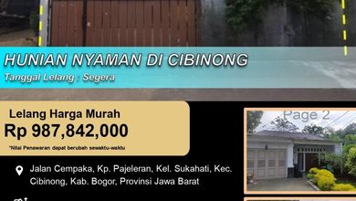 Rumah Dijual di Cibinong, Bogor, LB 120m², Harga Kompetitif!