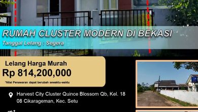 Rumah Dijual di Setu, Bekasi, LB 45m², Harga Kompetitif!