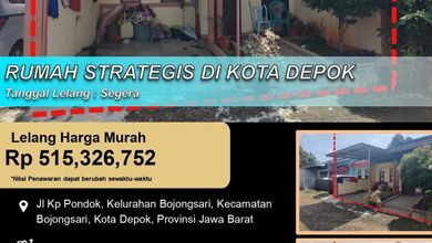 Kesempatan Rumah di Bojongsari, Bogor, LB 39m², Harga 515 Juta
