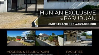 Rumah Area Luxury Prigen, Pasuruan - Harga Menarik 4,02 Miliar