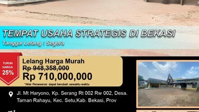 Tempat Usaha Letak Strategis Cocok untuk Rumah Makan di Bekasi