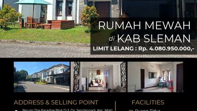 Rumah Area Luxury Sleman, Yogyakarta - Harga Terbaik 4,08 Miliar
