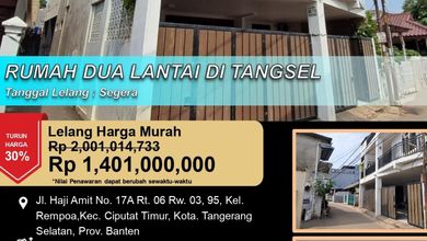 Rumah Idaman di Ciputat Timur, Tangerang Selatan, 5 KT, Harga 1,4 Miliar