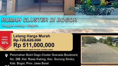 Rumah Idaman di Gunung Sindur, Bogor, 2 KT, Harga 511 Juta