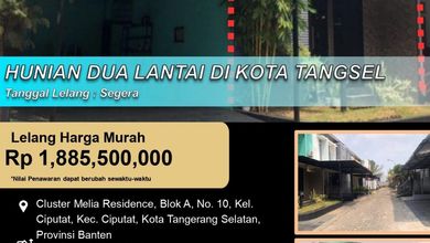 Rumah Siap Pakai di Kawasan Ciputat, Tangerang Selatan, LT 140m²