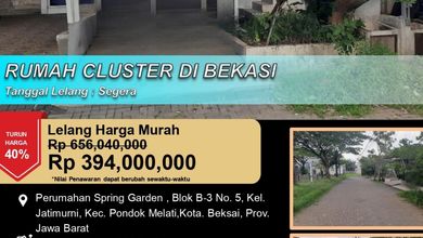 Dijual Rumah Terjangkau di Bekasi Kota, Bekasi - Luas Tanah 96m²
