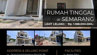 Kesempatan Rumah di Ngaliyan, Semarang, LB 195m², Harga 1,18 Miliar