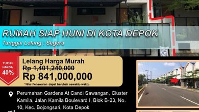 Properti Siap Pakai di Area Bojongsari, Bogor, LT 133m²