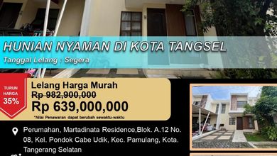 Dijual Rumah Strategis di Pamulang, Tangerang Selatan - LT 60m²