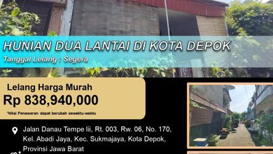 Rumah Siap Huni di Kawasan Sukmajaya, Depok, LT 90m²