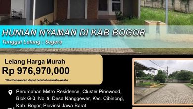 Rumah Favorit di Cibinong, Bogor, 2 KT, Harga 976 Juta