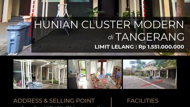 Promo Rumah di Larangan, Tangerang, LB 72m², Harga 1,55 Miliar