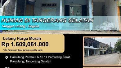Rumah Siap Huni di Kawasan Pamulang, Tangerang Selatan, LT 160m²