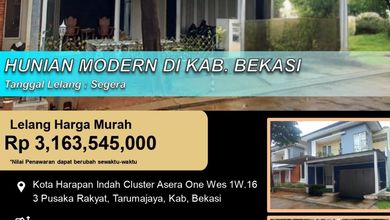 Rumah Elegan di Tarumajaya, Bekasi, 3 Kamar Tidur, LT 264m²