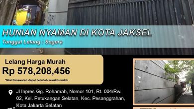 Properti Siap Pakai di Kawasan Pesanggrahan, Jakarta Selatan, LT 63m²