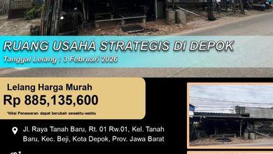 Ruang Usaha Letak Strategis Cocok untuk Jadi Workshop