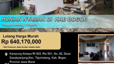 Rumah Favorit di Tajur Halang, Bogor, 3 KT, Harga 640 Juta