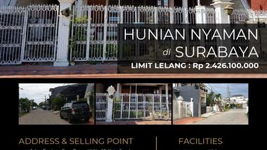 Kesempatan Rumah di Surabaya Kota, Surabaya, LB 556m², Harga 2,42 Miliar