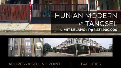 Rumah Siap Pakai di Kawasan Pamulang, Tangerang Selatan, LT 134m²