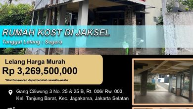 Rumah Kost 2Lantai di Jagakarsa Jakarta Selatan