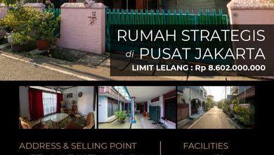 Rumah Elite di Kawasan Cideng, Jakarta Pusat, LB 372m², Harga 8,6 Miliar