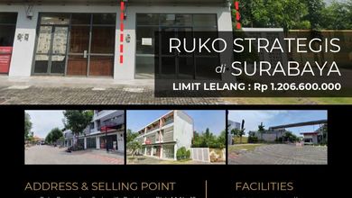 Ruko Baru 3Lantai Lokasi Strategis di Kota Surabaya