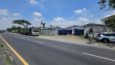 Dijual Gudang Siap Huni Prime Location Jarang Ada Double Way Nol Jalan Raya Bypass Krian