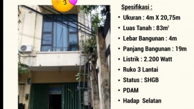 Ruko, 3 Lantai,Pusat Kota,Tegal Sari Surabaya
