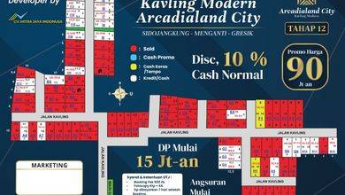 Tanah LT 40 m2 Lokasi Strategis Menganti, Dijual Murah