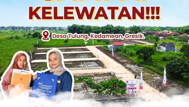 Jual Tanah di Lokasi Premium Kedamean, Gresik, Harga 960 Juta