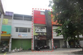 Dijual Via Lelang Ruko Lokasi Raya Bukit Darmo Sukomanunggal Surabaya