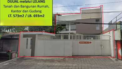 Di Jual Via Lelang Gudang dan Kantor Tambaksari Surabaya