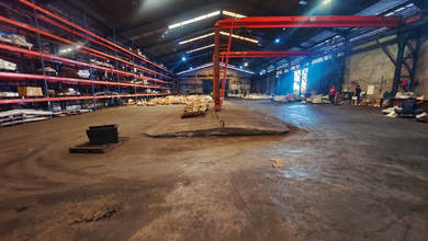 JUAL LELANG PABRIK KONSTRUKSI SURABAYA AR260 DEKAT TOL DUPAK