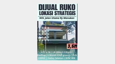 Ruko Strategis Siap Usaha Dijual Ruko Manukan Surabaya