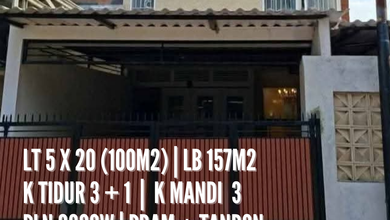 Rumah Dijual di Rungkut, Surabaya, LB 157m², Harga Kompetitif!