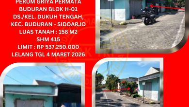 Rumah Dijual di Buduran, Sidoarjo, LB 80m², Harga Kompetitif!