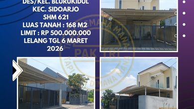 Dijual Rumah Terjangkau di Candi, Sidoarjo - LT 168m²