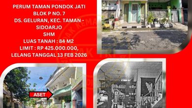 Rumah Minimalis Harga Ekonomis di Taman, Sidoarjo, LB 100m²