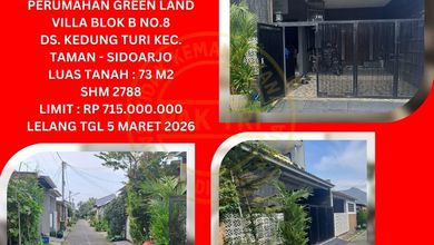 Jual Rumah Nyaman di Taman, Sidoarjo - LT 73m²