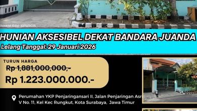 Jual Rumah Nyaman di Wonorejo, Surabaya - LT 200m²