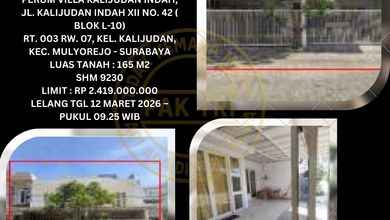 Promo Rumah di Mulyorejo, Surabaya, LB 100m², Harga 2,41 Miliar