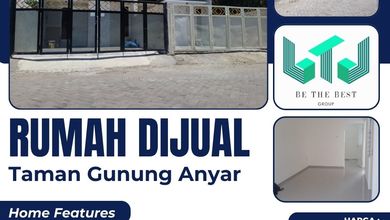 Rumah Dijual di Gununganyar, Surabaya, LB 70m², Harga Terbaik!