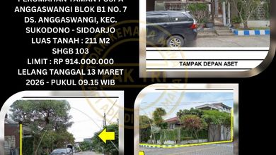 Hunian Idaman di Sukodono, Sidoarjo, 3 KT, Harga 914 Juta