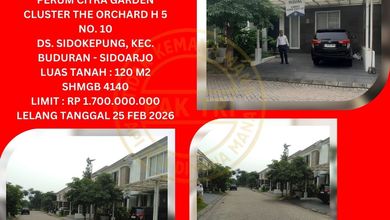 Rumah Idaman di Buduran, Sidoarjo, 3 KT, Harga 1,7 Miliar
