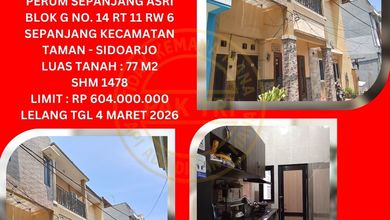 Rumah Favorit di Taman, Sidoarjo, 2 KT, Harga 604 Juta