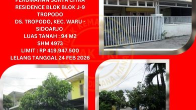 Dijual Rumah Murah di Waru, Sidoarjo - Harga 419 Juta