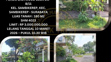 Rumah Area Premium Sambikerep, Surabaya - Harga Menarik 3 Miliar